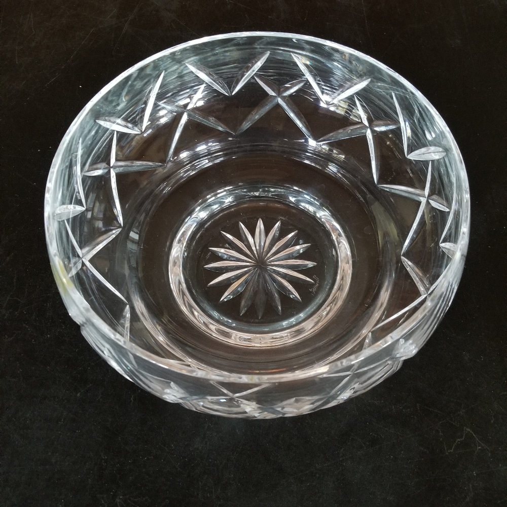 Atlantis cut crystal bowl